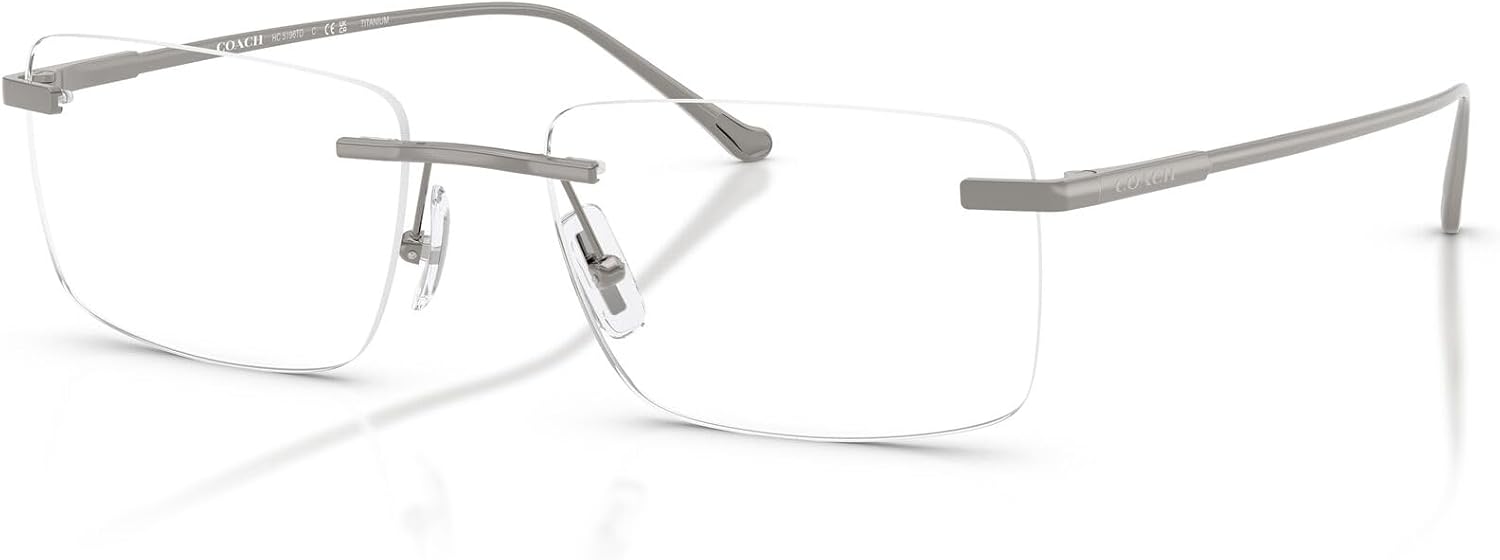 Coach mens Hc5196td Rectangular Prescription Eyewear Frames