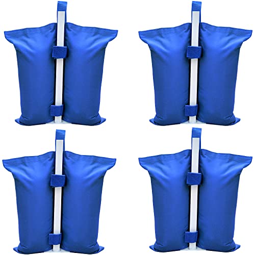 Scocanopy Weight Bags For Canopy Tent Gazebo, 4 Pack Sand Bags Only, (Blue) #TOP21