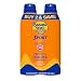 Banana Boat Sunscreen Sport Performance, Broad Spectrum Sunscreen Spray - SPF 50 - 6 Ounce Twin Pack