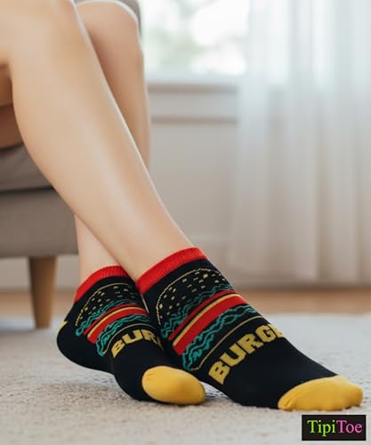 Image of Tipi Toe Women's 20 Pack Colorful Low Cut Socks - Lightweight, Breathable Design for All-Day Comfort Sizes 9-11 /10-13