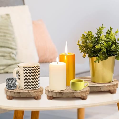 Support pour plantes d'intérieur et plateau de pot de fleurs rond - 6