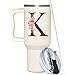 Personalized Mothers Day Gifts, Personalized Gifts for Women, Custom Mother's Day, Birthday Gift For Grandma, Mom, Wife, Friend, Sister, Coworker, Monogrammed Tumbler 40oz with Lid and Straw