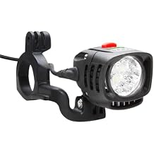 NiteRider EPro 1000 E-Bike Headlight 1000 Lumen Hardwired Electric Bike Light, IP64 Water Resistant, 2 Modes Steady/Pulse, 12V40V Compatible, Handlebar Mount, for Class 1/2/3 E-Bikes