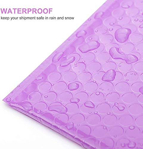 Purple Bubble Mailers #000 5X7 Inch 50 Pack Poly Padded Envelopes Self Seal Adhesive Packaging Bags Cute Colored Bubble Envelopes Mailing Bags Waterproof Shipping Bags For Small Business - Packapro #TOP3
