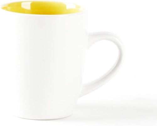 Miniatura 7 de juego de vajilla de gres en forma de cupé, blanca en el exterior + interior