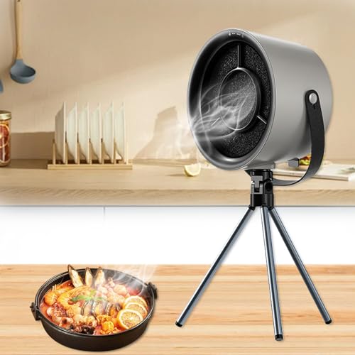 Vegena Cappa Aspirante Portatile, Mini Può Muoversi, Da Cucina USB Per Casa, Campeggio, Barbecue,...