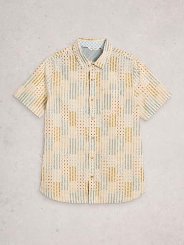 Chemise en popeline Finsbury White Stuff avec imprimé patchwork - 5