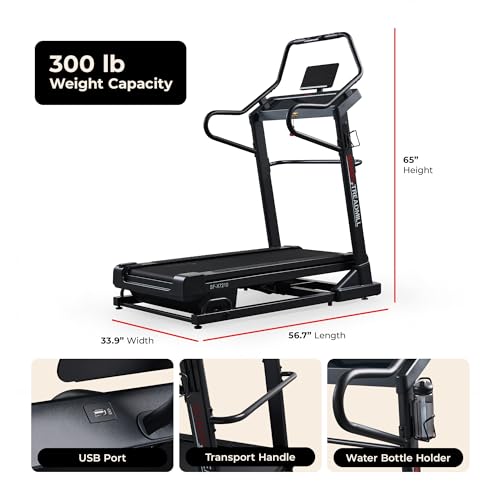 Sunny Health & Fitness Smart Incline Decline Treadmill WiFi TV Connectivity by Sunny Health & Fitness - Image 7
