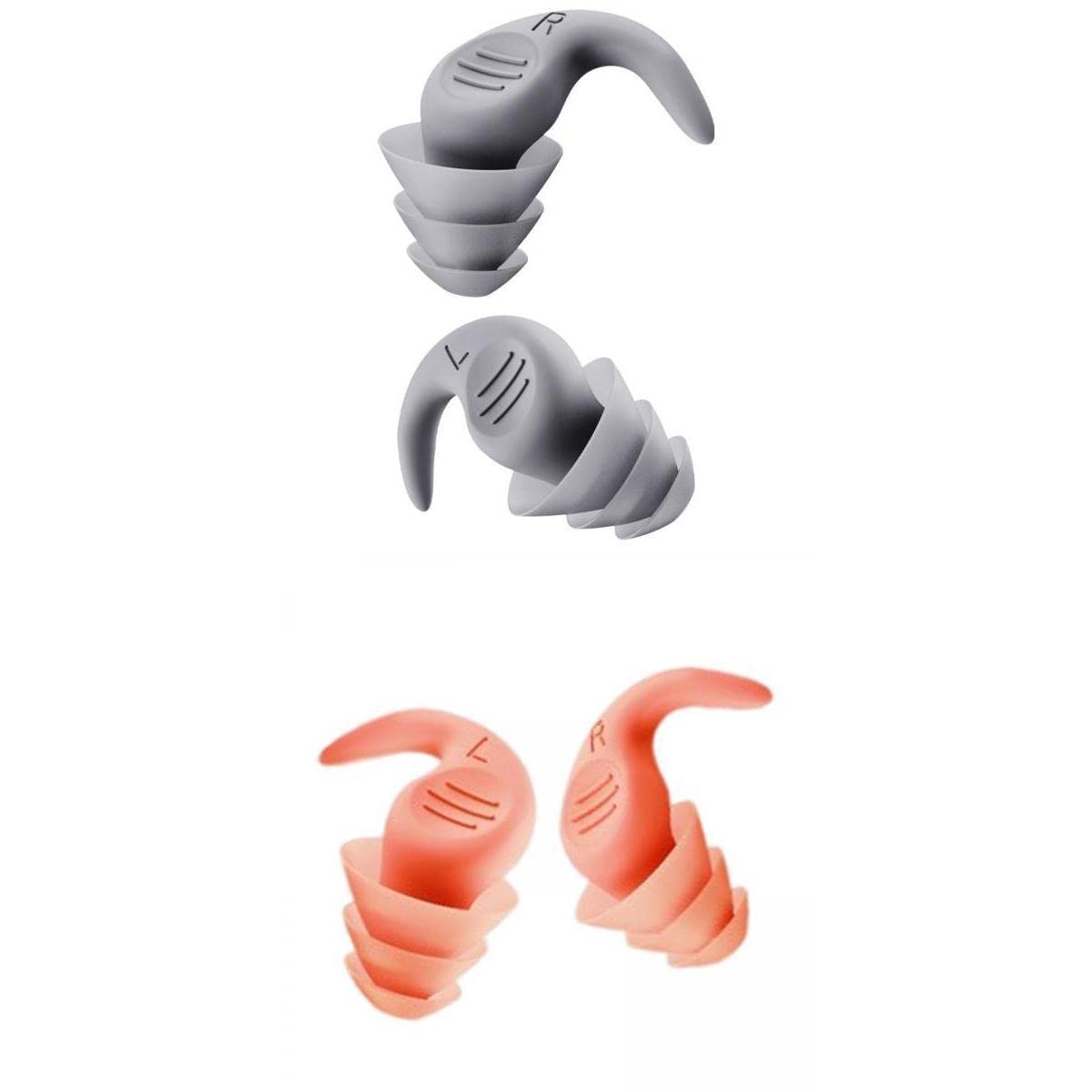 Bnf® 2x Noise Reduction Ear Plugs Silicone for Sleep Snoring Swimming Gray Pink | Other Sleeping Aids | Sleeping Aids | Health Care-image-17