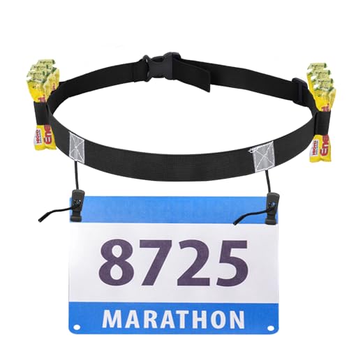 Triathlon Running - Cinturón de entrenamiento, Negro , talla única