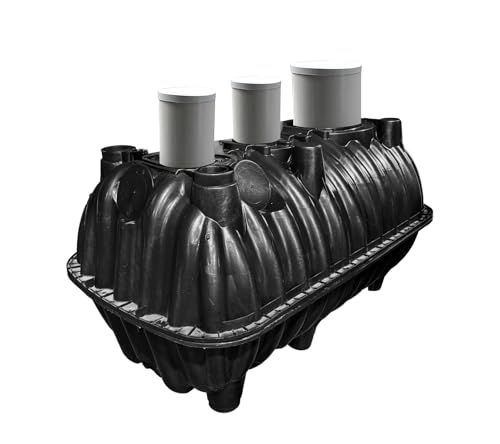 Natotela 264gal Underground Septic Tank Kit-68.3x38.8x36.2in Plastic Septic Tank System,Rectangle