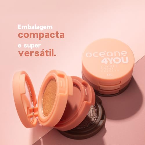 Océane Copper Shine Palette Trio De Sombrasunica