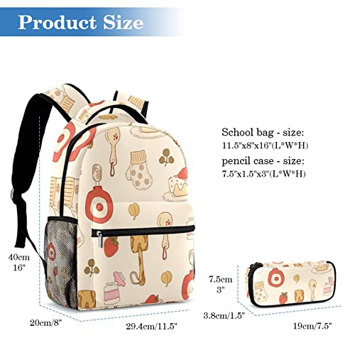Sac à dos fraise multicolore idéal pour le collège - 2