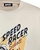 Schott NYC TSSWOOPE Motorcycle School Print T-Shirt, Off White, S #1
