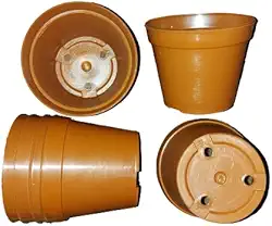 Kit 10 Vasos Mini para Suculentas, Plástico Branco, 7cm, Ideal para Plantas Pequenas (Cerâmica)