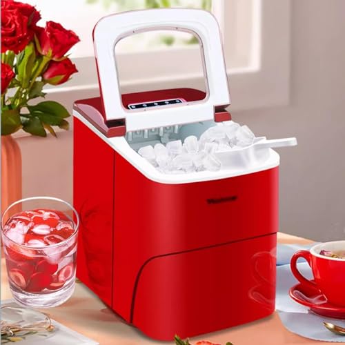 Máquina para hacer hielo portátil con 9 cubos en 8 minutos miniatura 6