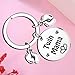 LLAFY Mother's Day Gifts For Twin Mom Twins Mama Gift Keychain for Twins Mama Pregnancy Gifts For New Mom Baby Shower Announcement Gift
