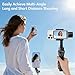 Vlog Selfie Monitor Screen for iPhone 7-16 Series & Android, Magnetic Back Camera Selfie Monitor with Speaker/Remote, Wireless Mirroring Recording for Content Creator/Influencer/Live Streaming/TikTok