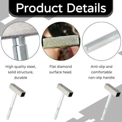 3-Teiliges Set Schleifscheiben Abrichter,Schleifsteinaufbereiter,HandgefüHrt,Rutschfest,45.10mm Schleifkopf,Geeignet FüR Abrichtstein,Schleifsteine Abrichte,Diamant Schleifscheibe