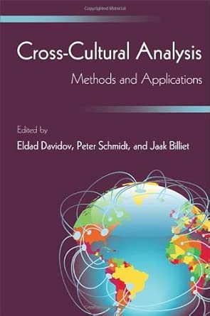 Cross-Cultural Analysis: Methods and Applications book cover