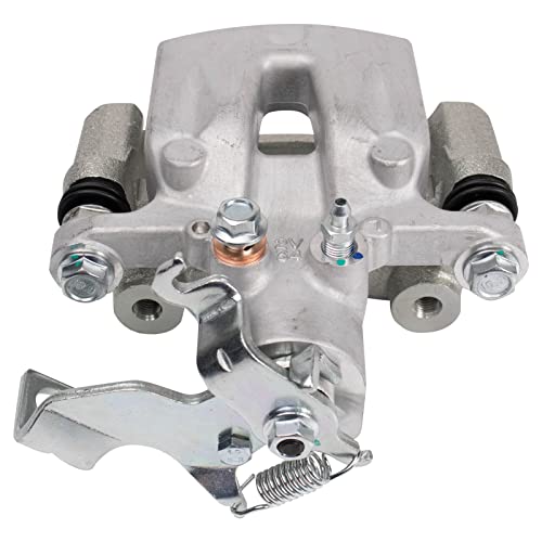 Image of TRQ Rear Brake Pad and Rotor Set Ceramic Solid Rotors Calipers | For 2014-2016 Kia Soul