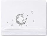Pirulos Bebé Luna - Sábanas maxi de microfibra, color gris