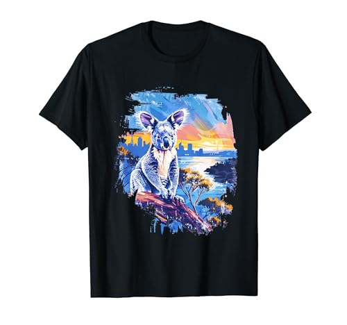 Australiano Koala Bear Australia Paisaje Camiseta