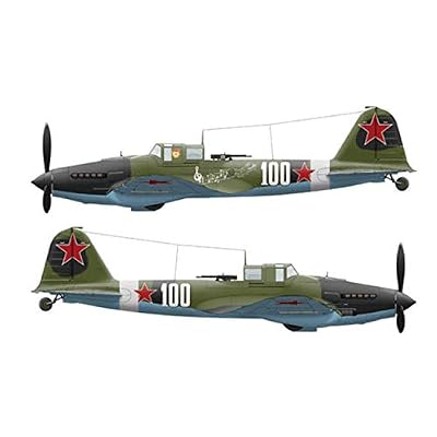 Zvezda 500787279 500787279-1:72 Ilyushin IL-2 Stormovik Mod. 1942 Plastic Construction Kit Model Kit Assembly for Beginners Detailed Camouflage