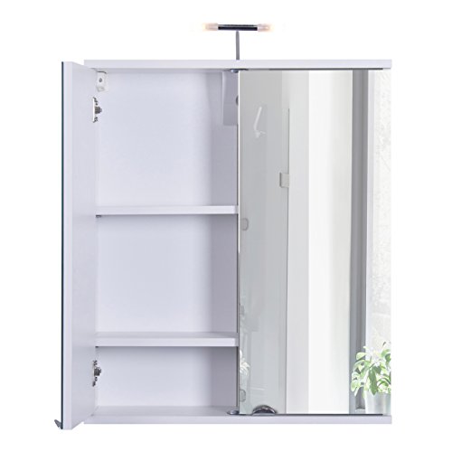 Schildmeyer Spiegelschrank | In Weiß | 60 x 70,5 x 20,5 cm | 116558 - 116558 Schildmeyer Spiegelschrank | In Weiß | 60 x 70,5 x 20,5 cm | 116558