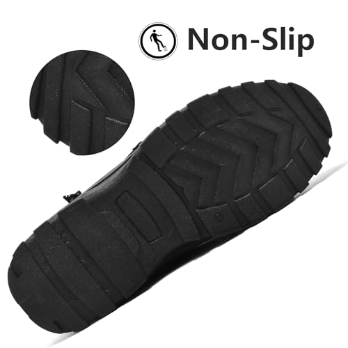 Womens Snow Boots Warm Winter Boots Ladies Fur Lined Ankle Boots Lace Up Outdoor Booties Anti-Slip Sneakers Waterproof Walking Shoes4