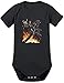 Body para bebé Rock Skeleton negro 3-6 Meses