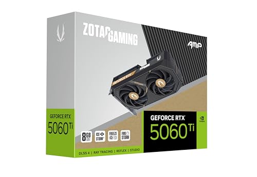 Gaming GeForce RTX 5060 Ti 8GB AMP DLSS 4 8GB GDDR7 128-bit 28 Gbps PCIE 5.0 Scheda grafica da gioco, raffreddamento IceStorm 2.0, illuminazione LED bianca, ZT-B50610F-10M - Scheda video - Immagine 7