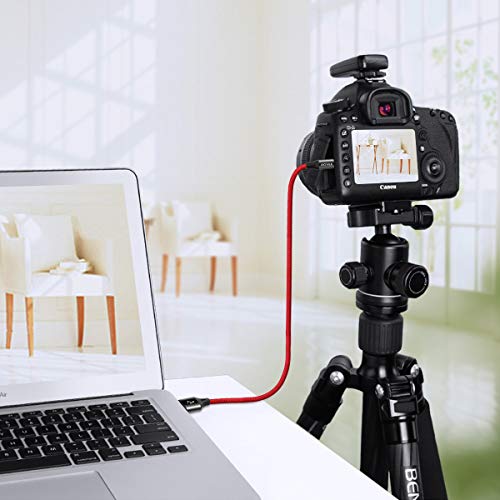 Agvee 2 Pack 6Ft Replacement For Garmin Nuvi Gps Charger Data Cable Gpsmap Charging Cord, Ti-84 Plus/Ce/C Silver, Blue Yeti Usb Microphone/Pro Mic, For Canon Ifc-400Pcu/300Pcu/200U, Red And Black #TOP6