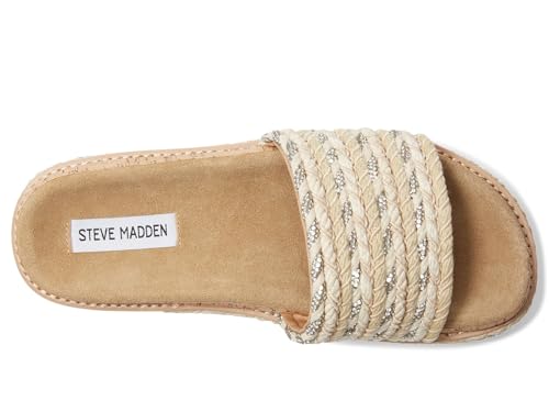 Steve Madden Steve Madden Women's Beller Platform Sandal, Natural Multi, 7