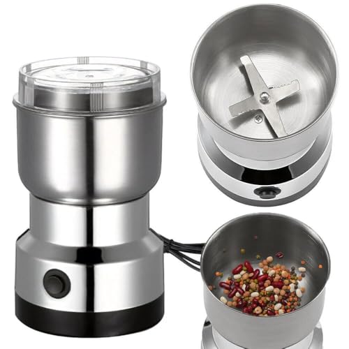 Electric Coffee Bean Grinder Nut Seed Herb Grind Spice Crusher Mill Blender