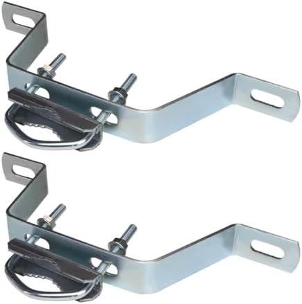 Paire D’Étriers Fixation Murale U Déport 50 Cm – Acier Galvanisé Pour Mât Antenne / Parabole