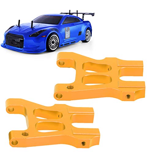 Braço de suspensão traseira, liga de alumínio durável 1/10 braço de suspensão traseira, 2 peças para