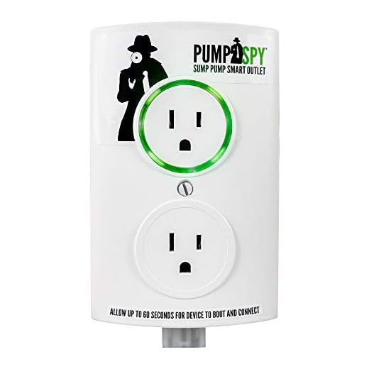 PumpSpy PSO1000 Wi-Fi Sump Pump Smart Outlet