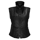 EIGENSCHAFTEN: Unsere Damenweste ist aus 100 % echtem Lammfell gefertigt. Sie besticht durch eine modisch taillierte Silhouette und einer bequemen Passform. Hohe Funktionalität (leicht verlängerte Rückenpartie) garantiert Alltagstauglichkeit vom Spazieren bis hin zum Reitsport. Die zwei Außen- und Innentaschen sind jeweils mit Reißverschlüssen sicher zu schließen.