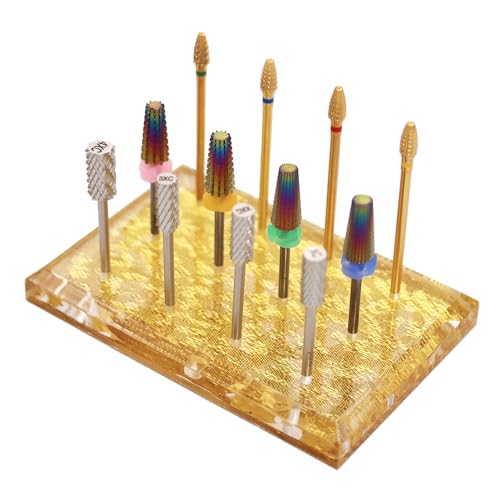 Soporte acrílico transparente para brocas de uñas PANA miniatura 1