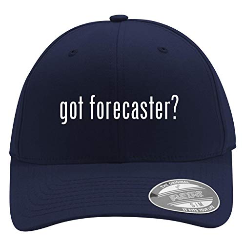 got Forecaster? - Men's Flexfit Baseball Cap Hat, Dark Navy, Large/X-Large