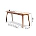 Chairtu Banco Banco de Madera Taburete de Comedor, Madera Maciza Pura Roble...