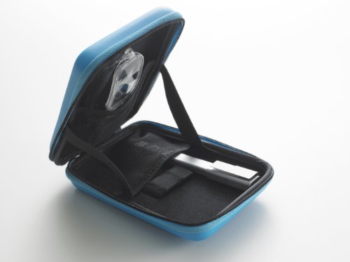 Moleskine Luggage Shell Water Repellent Bag, Cerulean Blue, Small #TOP6