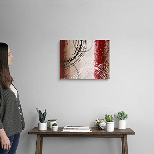 Tricolored Gestures I Canvas Wall Art Print, Artwork #TOP1