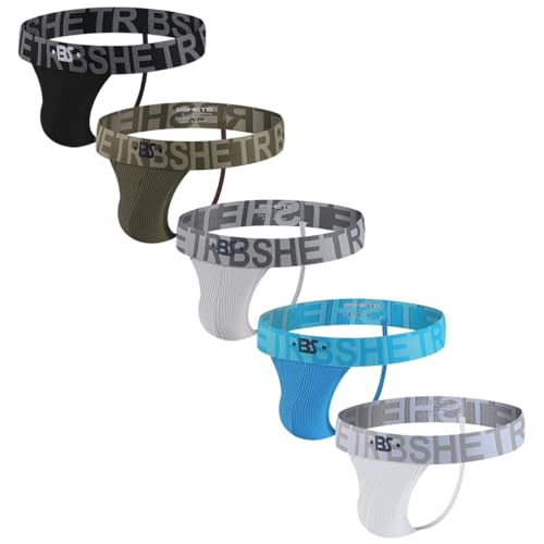 BSHETR Athletic Supporter Jockstrap - Ultra Soft, Breathable and Stylish Underwear for Men