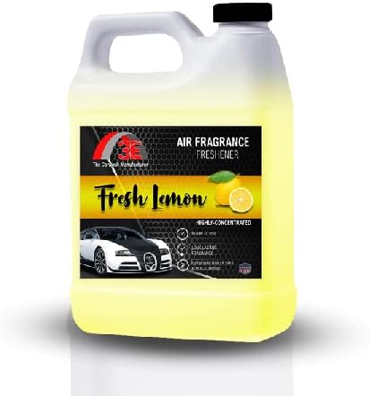 Ambientador de aroma y olor a limón fresco, fragancia premium, eliminador de olores y olores de primera calidad, medio galón (64 onzas) disponible en Yaxa Colombia