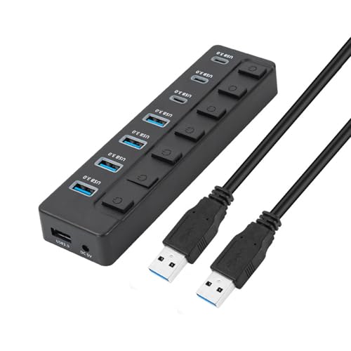 Adaptateur USB C haute performance à transfert de données 5 Gbit/s stable