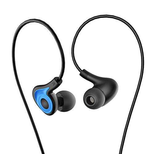 Venstone In Ear Earbuds Headphones with Mic and Remote Control Earphones For Smartphones, Best for Iphone (Blue)