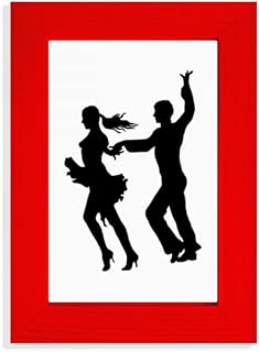 Dancer Duet Dance Performance - Marco de fotos, color rojo