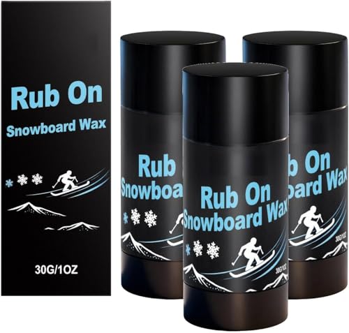 Applyable Snowboard Wax, 30g, easy to use, reduces friction, suitable for snowboarding, cross-country skiing, etc.